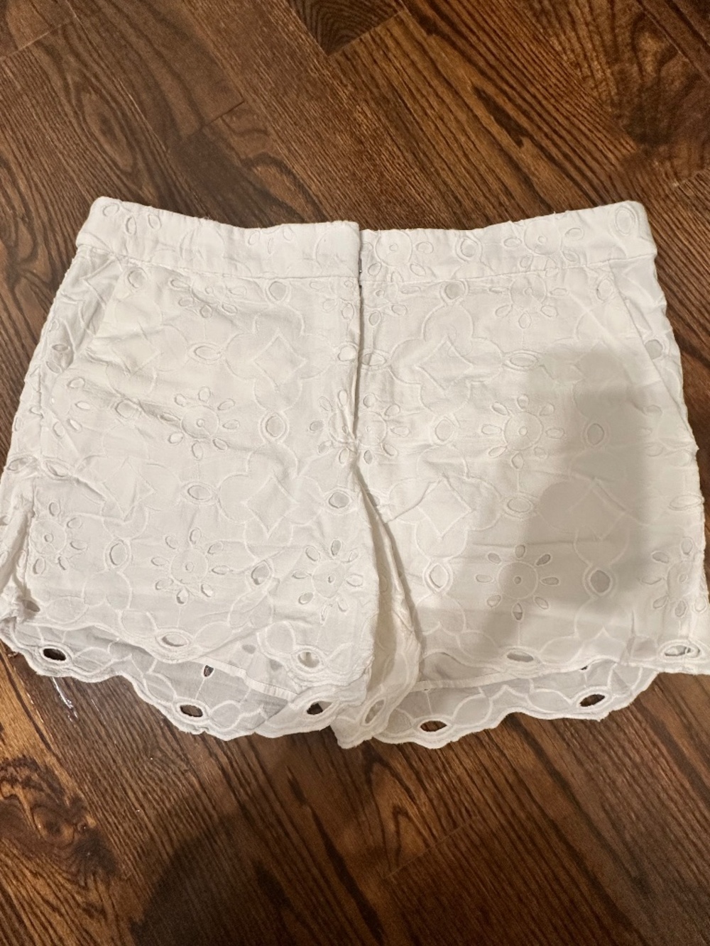 Loft White lace Pattern Shorts
